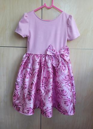 Нарядное платье h&amp;m на 7-8 лет