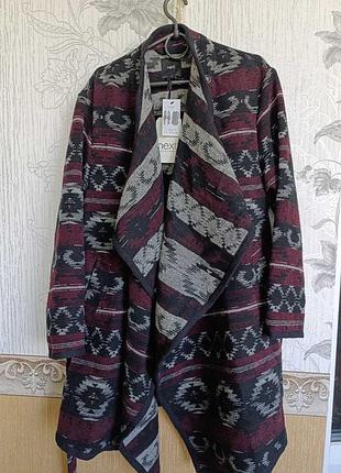 Новый кардиган next трансформер с этно принтом, р. u9 18 / 52-54 (xxl)