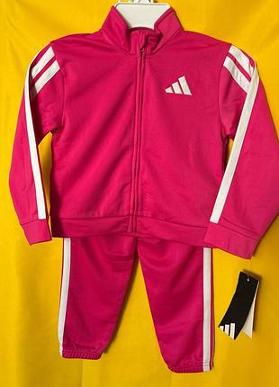 Спортивний костюм від adidas для дівчинки 4 роки. новий, з біркою та цінником. чудовий подарунок на свято