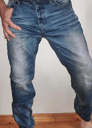 Сток стильные фирменные джинсы бренд brandit (individual wear) с размером.w34 l34.л-хл
