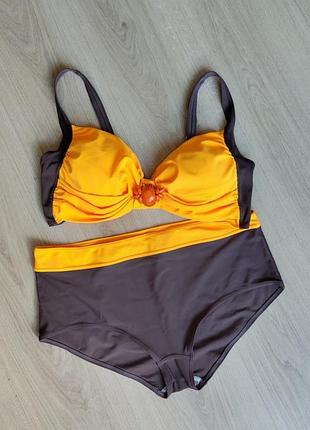 Жіночий роздільний купальник ліф та труси 52-54 розмір l xl xxl