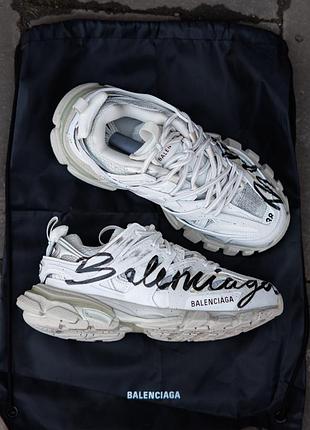 Р.36-41 кроссовки b. track signature sneaker white black bl013