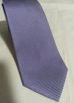 шелковый галстук hugo boss (made in italy) — 100% шелк /2