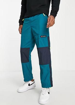 Чоловічі нейлонові штани berghaus windhose nylon pants оригінал брюки на кнопках застібках