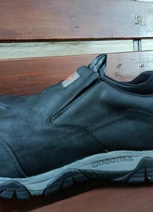 Чоловічі шкіряні туфлі / лофери merrell work moc — робоче взуття (з захисним носком)