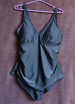 Купальник  женский,  сплошной, черный, eur 46, батл