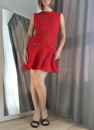 Zara, коротка фактурна сукня, розмір s