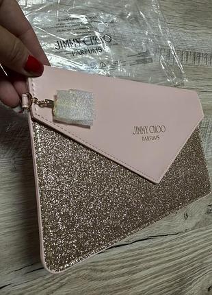 Фирменный косметический клатч-конверт jimmy choo,новый,можно на подарок