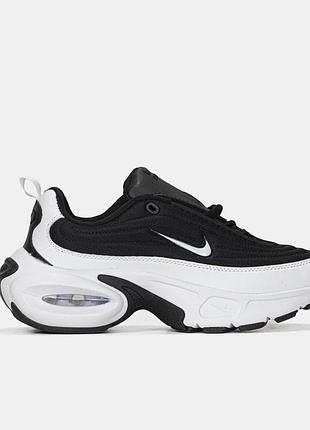 Черно-белые кроссовки унисекс nike air max portal white black х портал 43