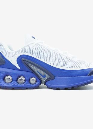 Белые кроссовки унисекс nike air max dn platinum royal white blue х эйр макс 41