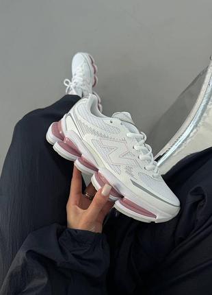 Білі кросівки унісекс new balance 2000 white pink х нью беланс 36
