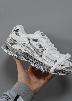 Білі кросівки унісекс nike initiator custom white black х найк 40