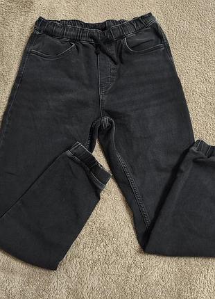 Мягкие джинсы-джоггеры h&amp;m super soft xs/s