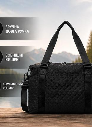 Спортивна сумка lesko yh-1031 black для активного відпочинку та занять спортом