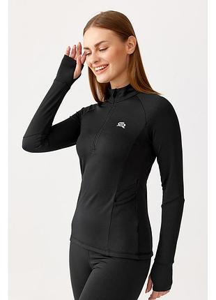 Лонгслів жіночий radical flexi чорний (flexi-black)