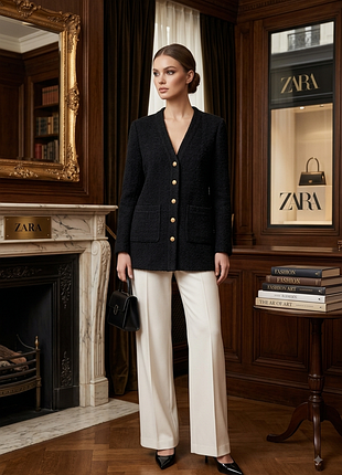 Zara новое супер стильное 2 в 1 жакет и мини платье