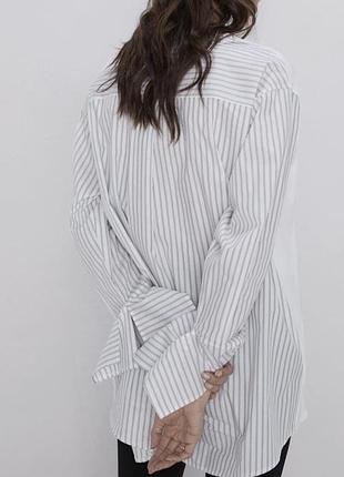 Стильний комбінований лонгслів від zara, р-р м-l