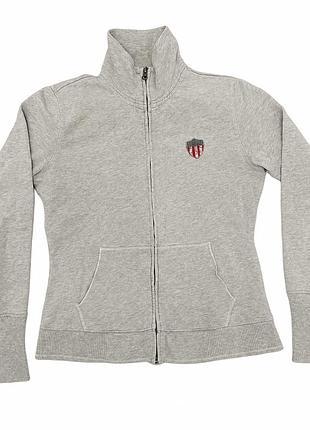 Ralph lauren polo jeans company кофта на блискавці сіра, l