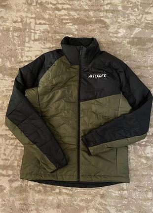 Мужская оливковая куртка adidas terrex легкая весенняя оригинальная