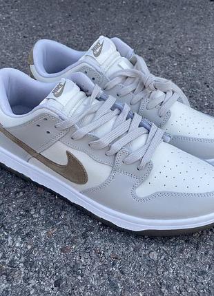 Кросівки nike dunk low retro se phantom / khaki-light bone