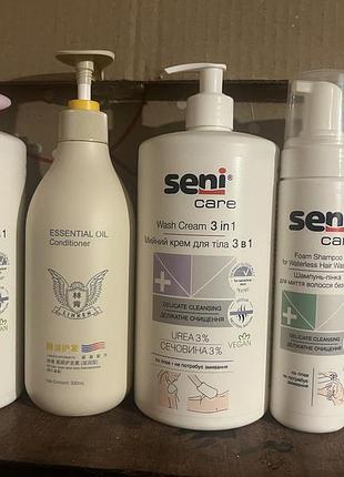 Seni care 2 шампуні 2 пінки повні банки