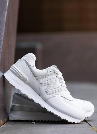 Р.36-41 кроссовки new balance 574 white nb081