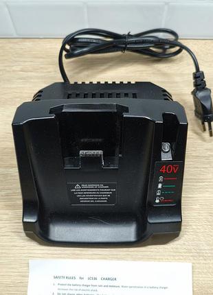 Зарядний пристрій lcs36 36v 40v li-ion для black decker + 2xusb