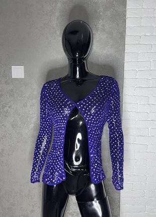Ажурна кофта декорована паєтками  dorothy perkins,  xxxl 54р