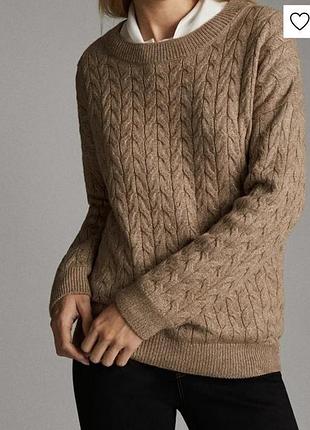 Джемпер с кашемиром massimo dutti