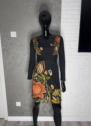 Сукня плаття сіточка на підкладці desigual , m