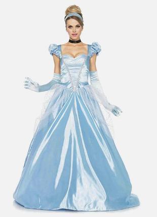 Золушка женское пышное карнавальное платье cinderella размер s/m
