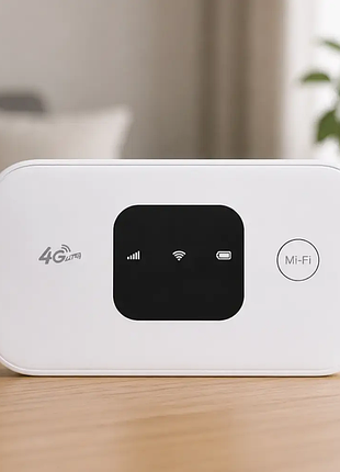 Портативный wi-fi роутер, 4g, с аккумулятором, от usb, rd-9110, белый