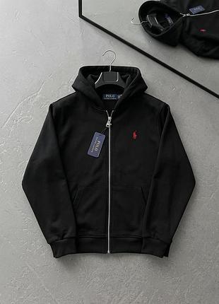 Зіпер чорний polo ralph lauren - демісезон