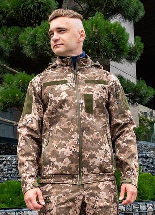 Куртка для зсу track softshell піскель