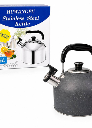 Чайник зі свистком huwangfu stainless steel kettle 3.5l