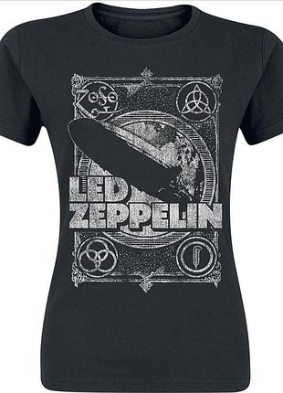Женская футболка с принтом led zeppelin