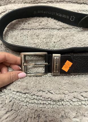 Ремінь чоловічий hugo boss 120 см,шкіра