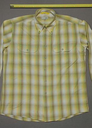 Воротник 42 см camel active size l 100% cotton в клетку рубашка пуговицы брендированные