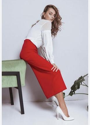 Zara xs/s ідеальні якісні жіночі червоні штани брюки палаццо висока посадка
