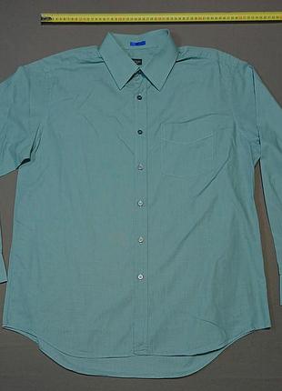 Комір 42 см  paul smith size 43 / 17    100% cotton   сорочка made in italy гудзики брендовані