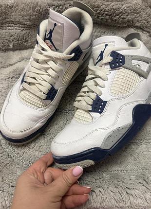 Кросівки чоловічі nike jordan 4 retro midnight navy 41 р.( уст 26.5-27 см
