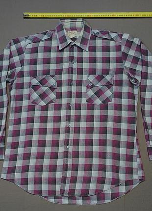 Комір 38 см  дружба   size 176-182 см 
зроблено в кнр   100% cotton  тепла картата  сорочка