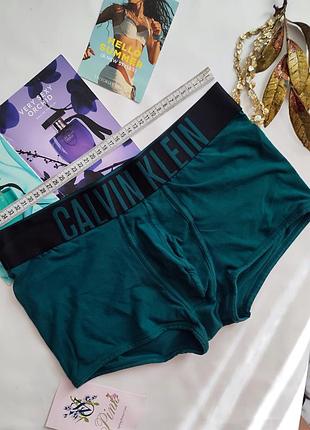 Мужские коттоновые хлопковые трусы боксерки calvin klein l m