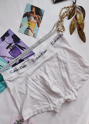 Calvin klein m мужские трусы боксерки коттоновые хлопковые