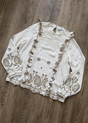 Блузка вишиванка zara вишивка