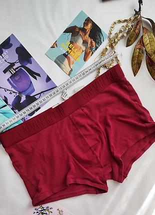 Calvin klein m мужские трусы боксерки коттоновые хлопковые