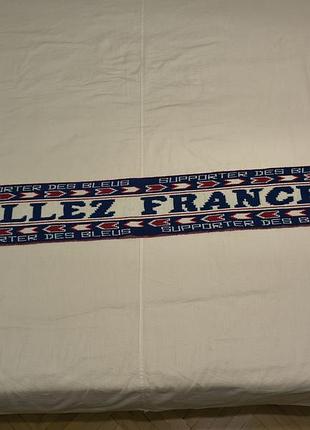 Vintage allez UN supporter des bleus - фанатский шарф сб. франции - победы чс 1998, евро -2000