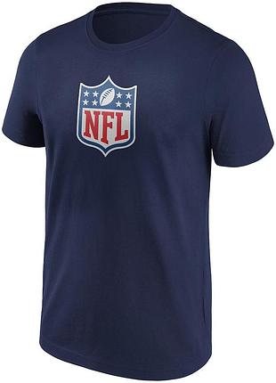 Футболка хлопковая з принтом для мужчины lidl nfl 502920 s темно-синий