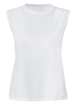 Футболка без рукавів для жінки esmara lycra® 409315 s білий