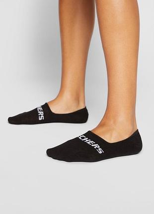 Следы хлопковые для мужчины skechers 44008 39-42 черный